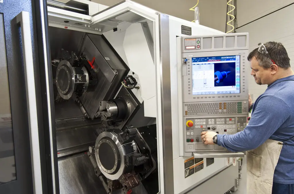 example of Industry 4.0: automated mill/turn machine