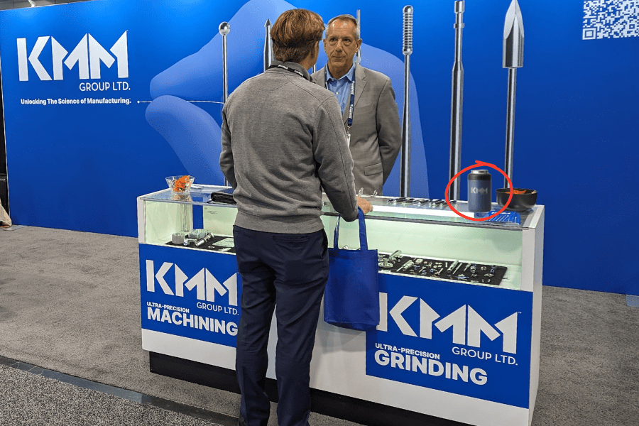 KMM trade show booth