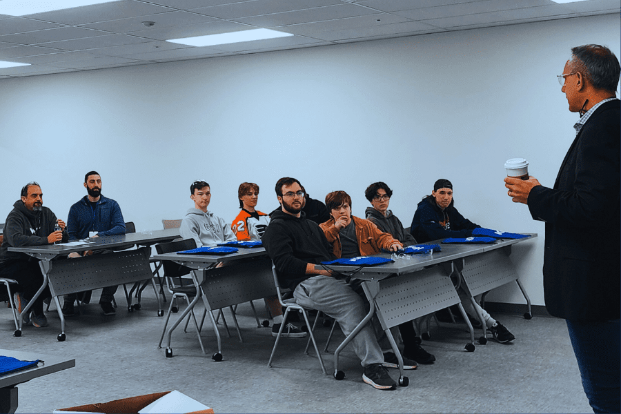 John Shegda inspires students