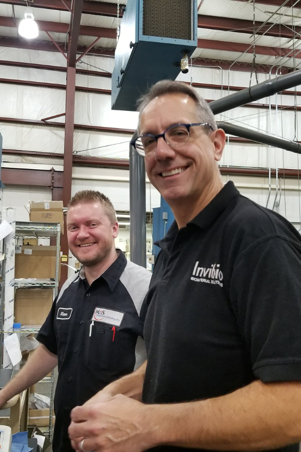 Steve Dierkes on the Shop Floor with John Shegda