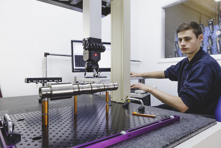 A coordinate measuring machine (CMM) is one of the 5 types of metrology equipment discussed in this post.